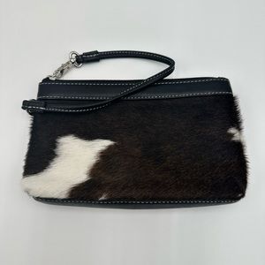 Hair on Hide wristlet